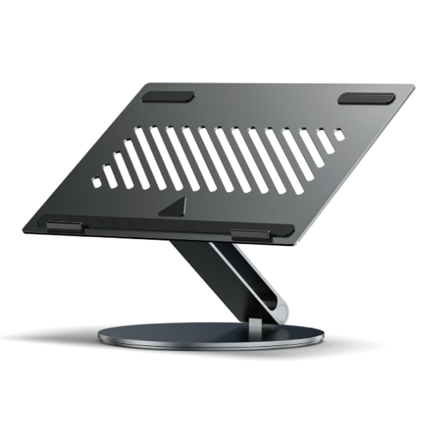 Soporte ergonómico ajustable para computadora portátil con rotación de 360 ​​grados